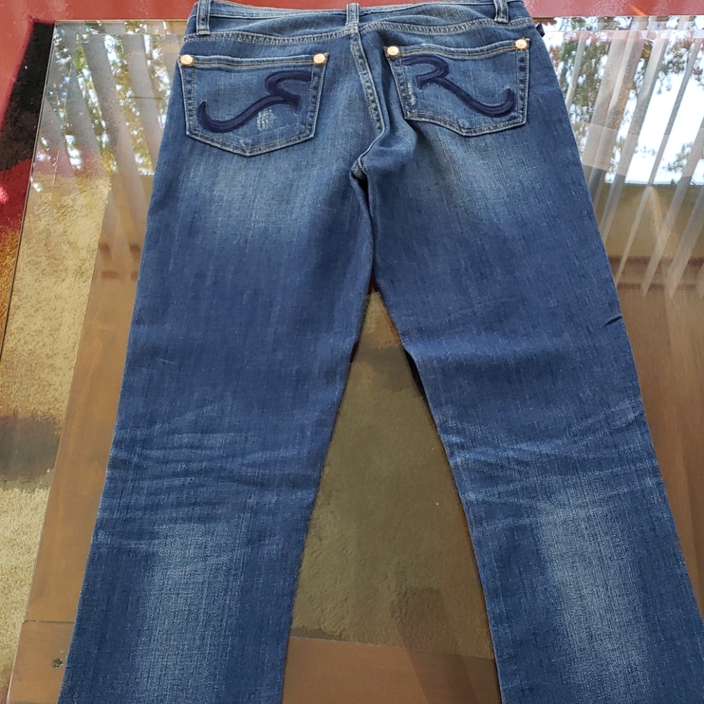 💙 ROCK & REPUBLIC BLUE JEANS PANTS SIZE 4 - Picture 10 of 14